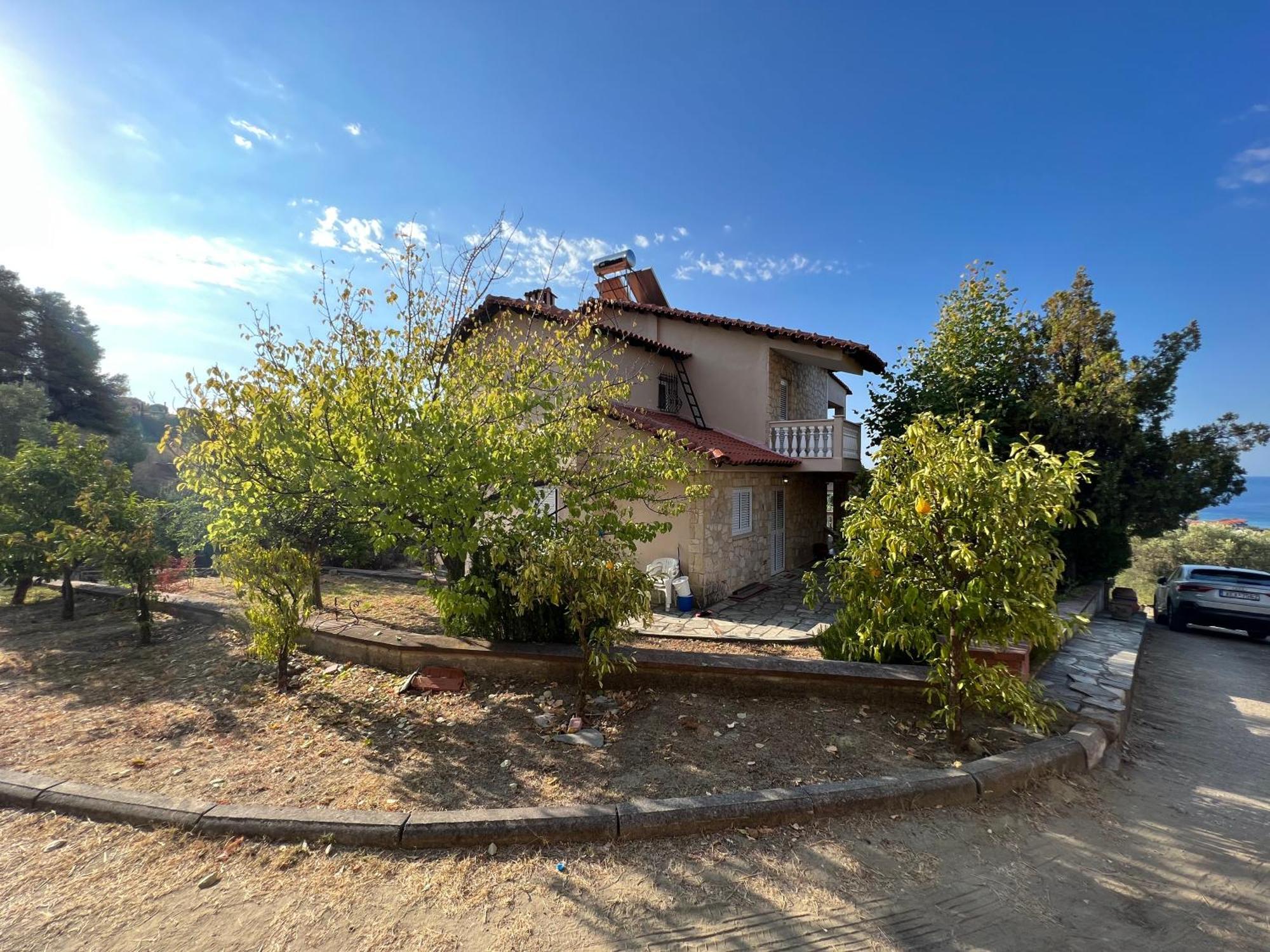 Olive Stone Villa Nea Skioni Bagian luar foto